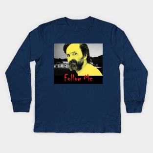 Manson at the Spahn Ranch Kids Long Sleeve T-Shirt